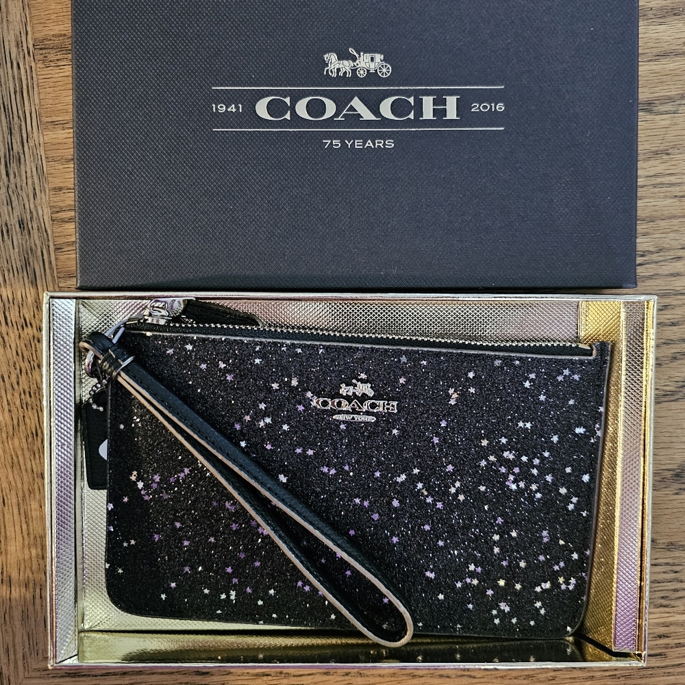 NWT Coach Star Wristlet